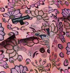 Engineered Garments - Camp-Collar Floral-Print Jacquard Shirt - Pink