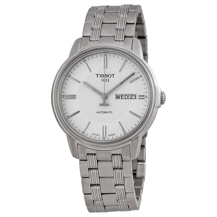 Photo: Tissot Automatic III White Dial Mens Watch T0654301103100