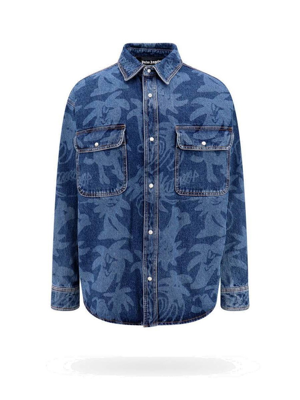 Photo: Palm Angels   Shirt Blue   Mens