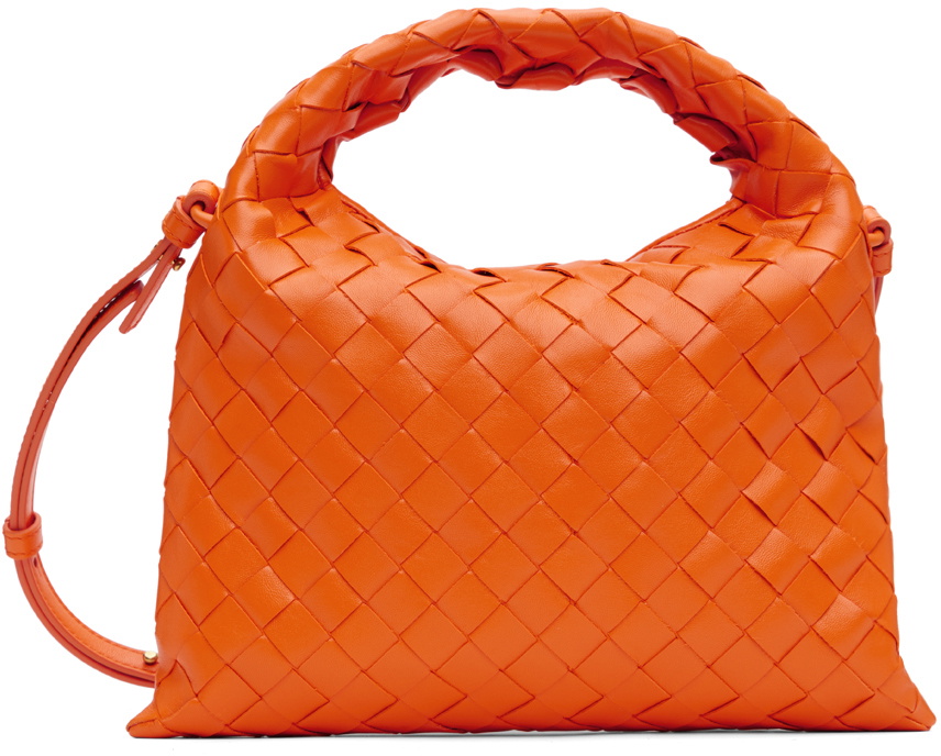 Bottega Veneta Orange Mini Hop Bag Bottega Veneta