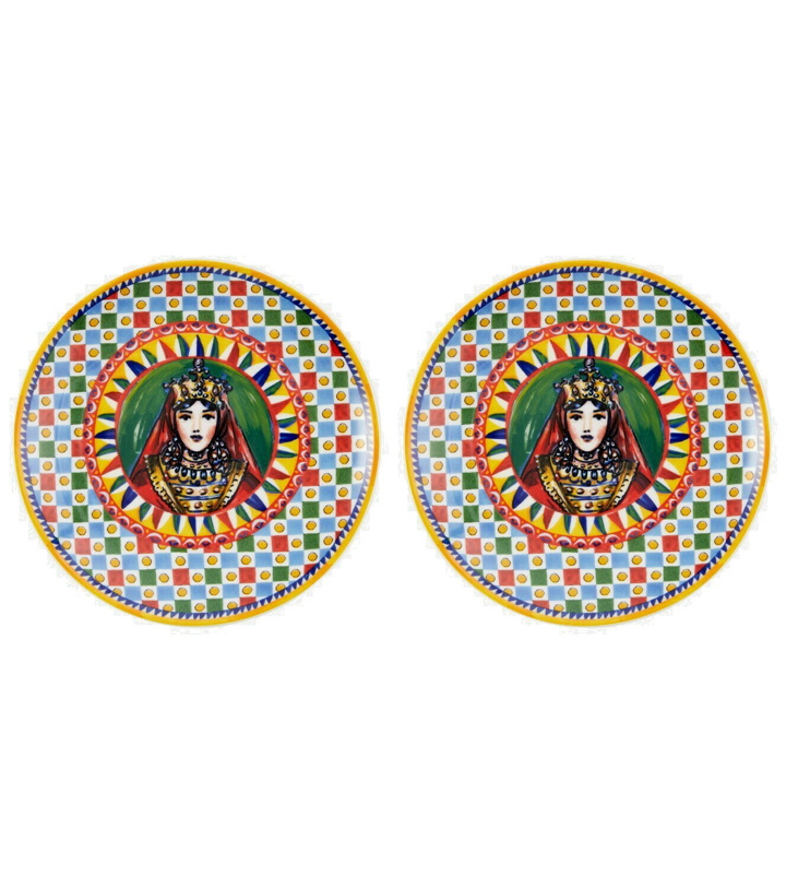 Photo: Dolce&Gabbana Casa - Carretto Siciliano set of 2 dessert plates