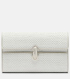 Savette Symmetry Mini raffia crossbody bag