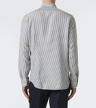 Eleventy Striped twill shirt