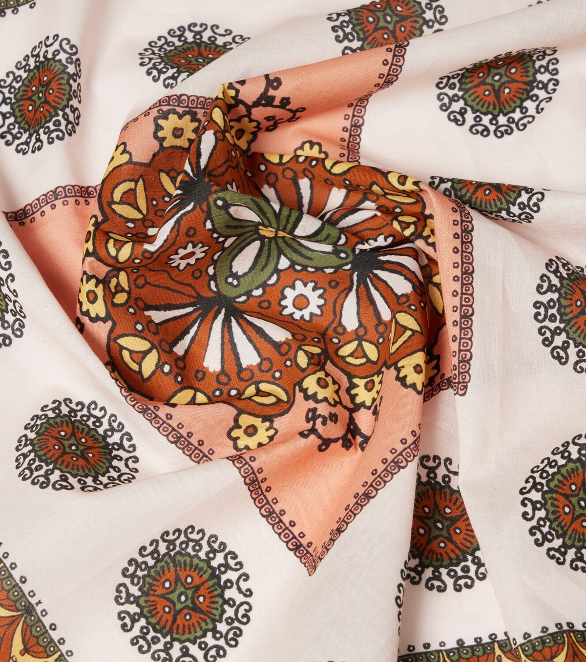 Alémais Contina Midi fringed cotton scarf