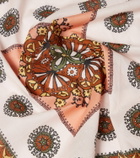 Alémais Contina Midi fringed cotton scarf