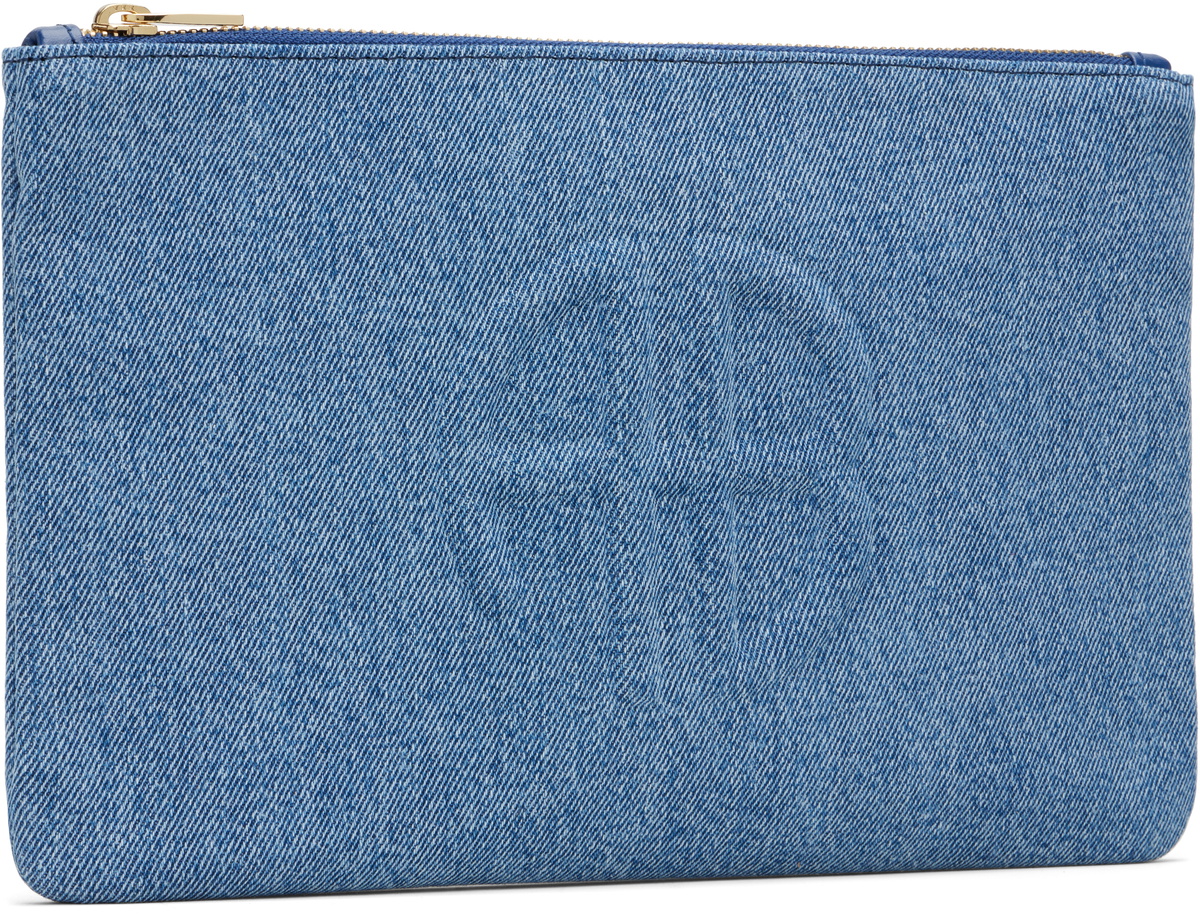 ANINE BING Blue Lili Pouch