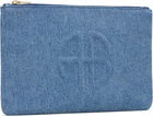 ANINE BING Blue Lili Pouch