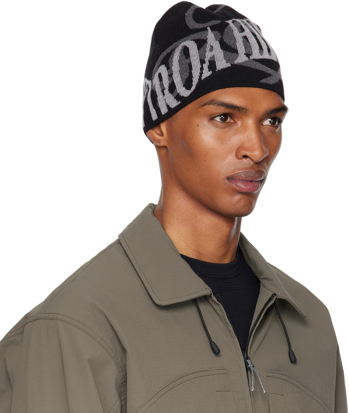 ROA Black 'Department' Beanie