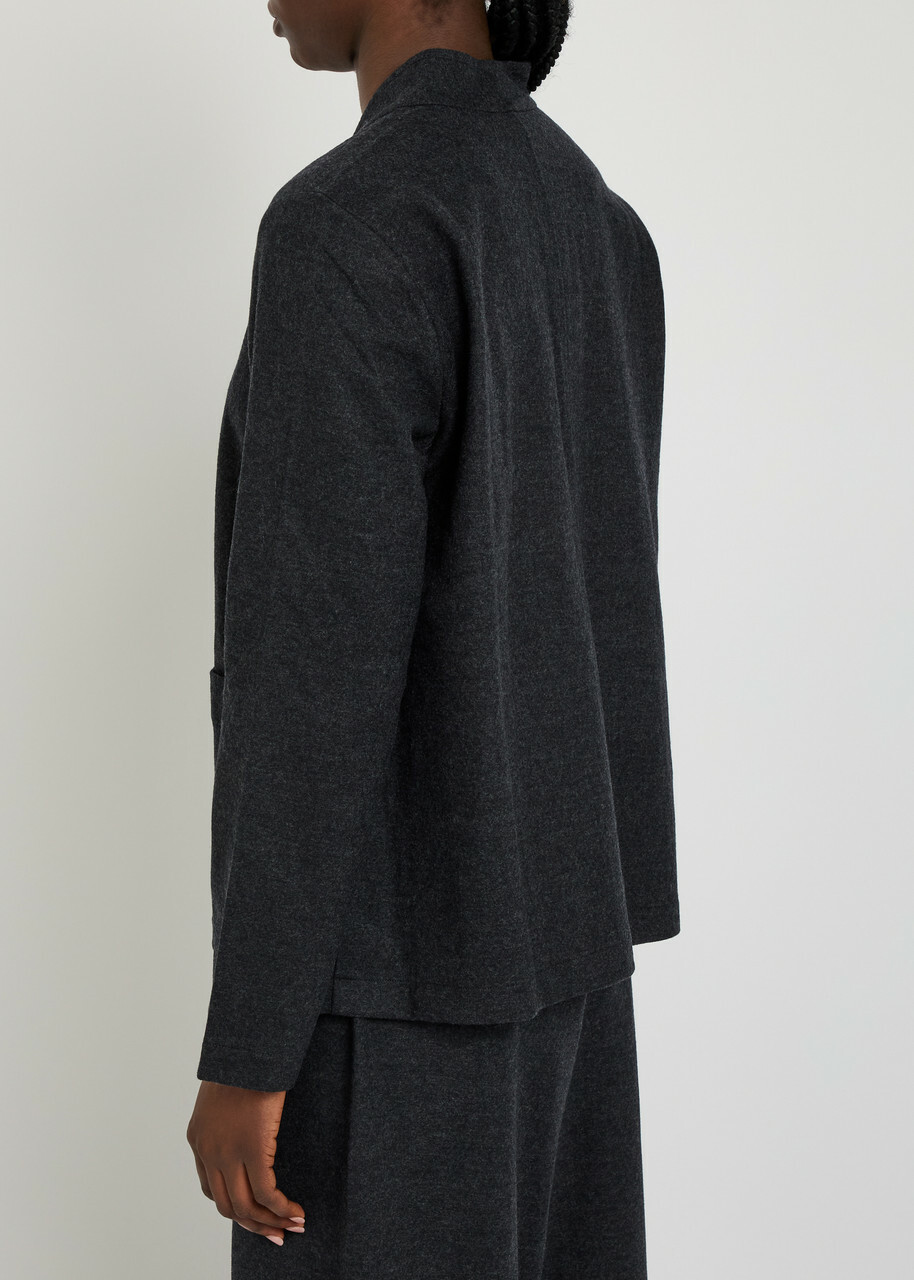 Eileen Fisher Wool Jacket Charcoal