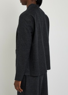 Eileen Fisher Wool Jacket Charcoal