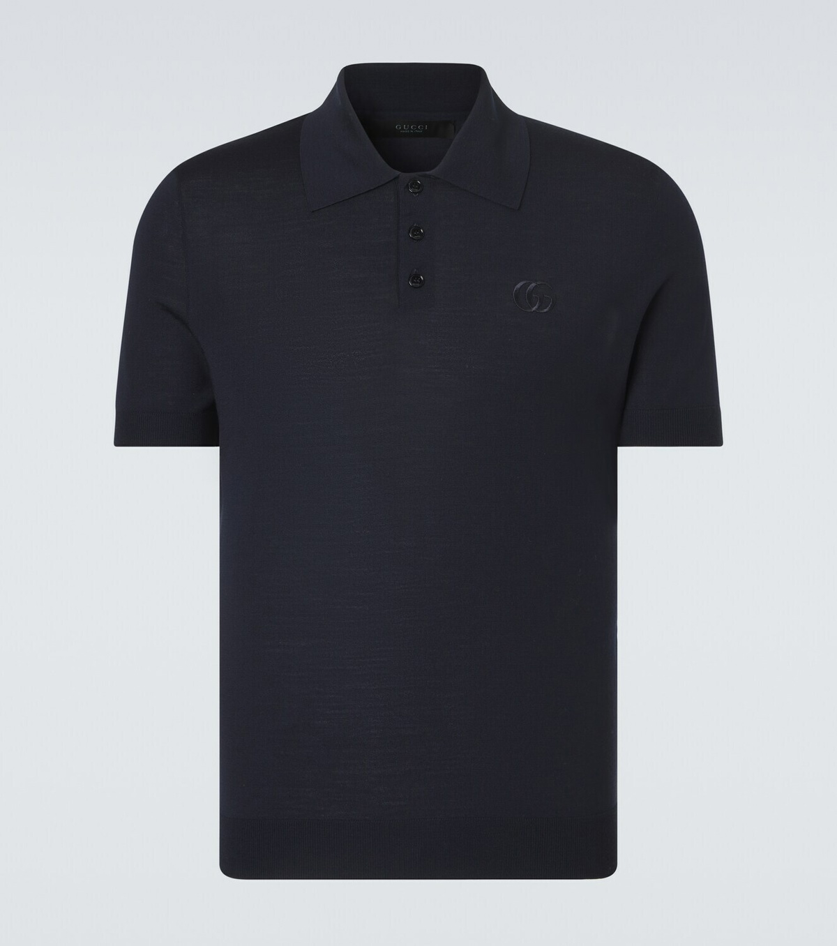 Gucci Double G wool polo shirt