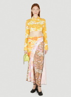 Rave Review Sommar Flower Cropped Shirt