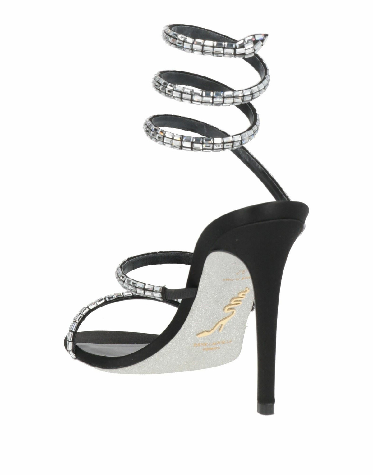 Rene' Caovilla Womens Sandals in Black
