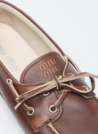 Miu Miu Lace-Up Loafers