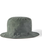 James Perse - Parachute Pigment-Dyed Cotton-Poplin Bucket Hat - Green