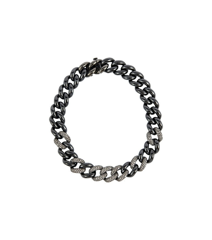 Photo: Shay Jewelry 18kt black gold bracelet with diamonds