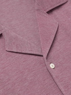 Stòffa - Camp-Collar Cotton-Piqué Shirt - Pink