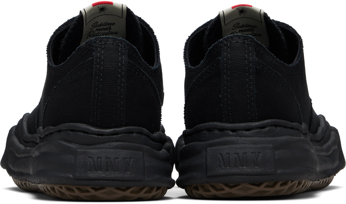Maison MIHARA YASUHIRO Black Peterson OG Sole Canvas Low-Top Sneakers