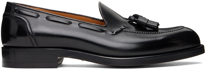 Photo: TOM FORD Black Burnished Leather Westminster Loafers