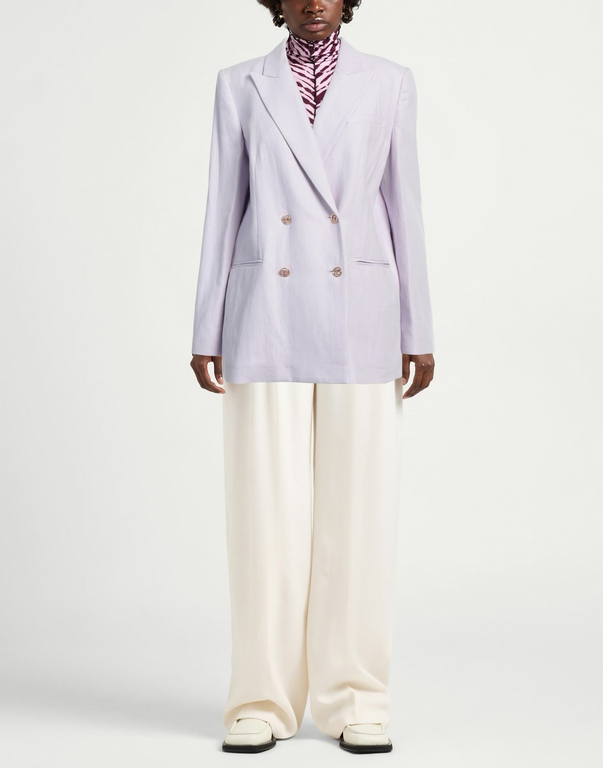 Twinset Womens Blazer Lilac