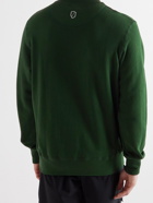 norda - Logo-Flocked Organic French Terry Sweatshirt - Green