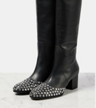 Alaïa 60 studded leather over-the-knee boots
