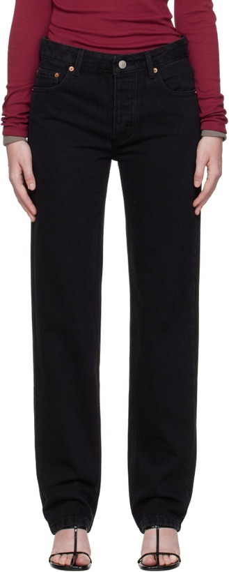 Photo: R2W Black Hatty Tapered Jeans