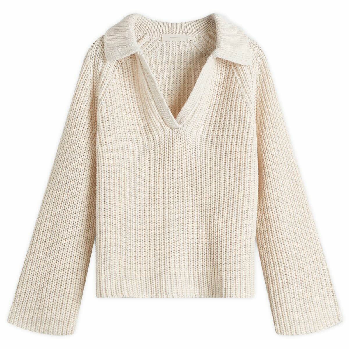 Faithfull The Brand Women's Colmier Knit Jumper in Beige