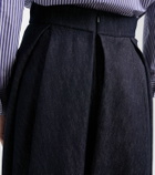 'S Max Mara Pleated denim midi skirt
