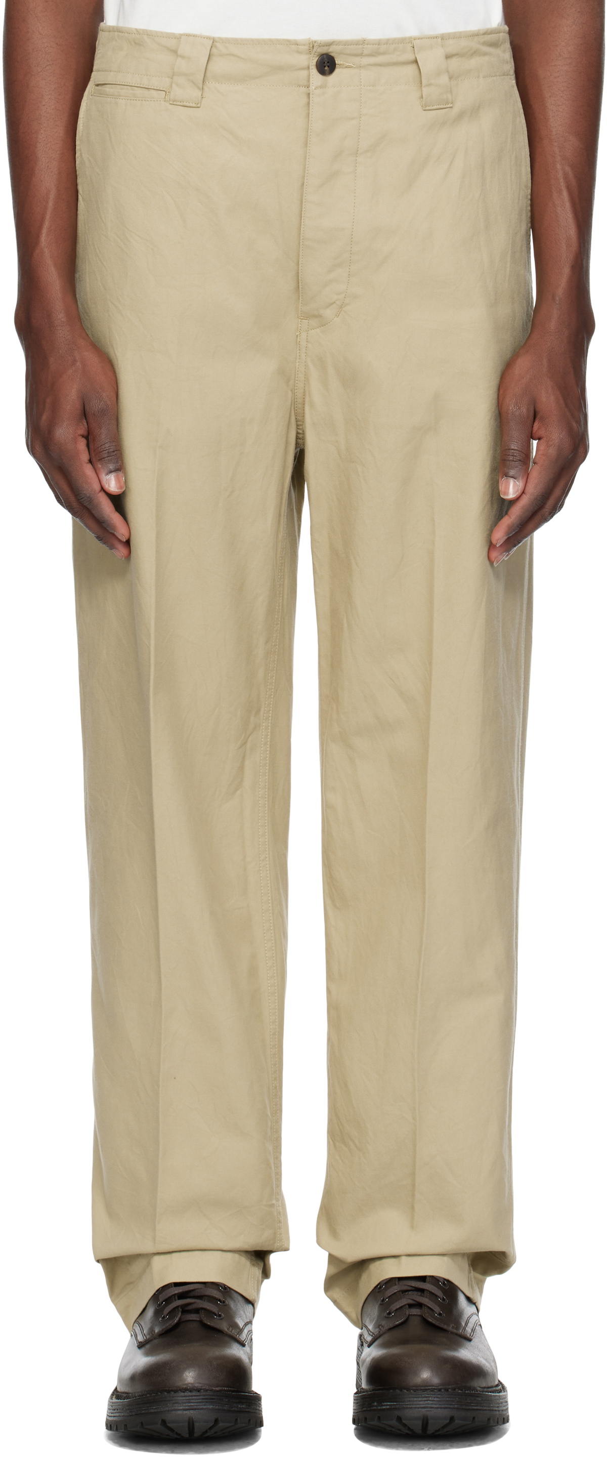 Visvim Men's Pants Chino Beige