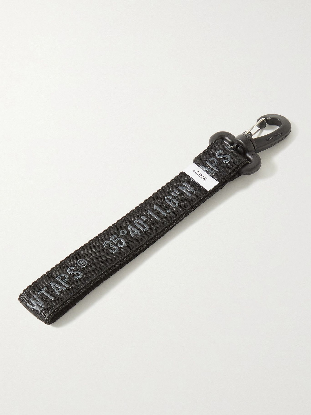 WTAPS - Logo-Jacquard Webbing Key Fob WTAPS