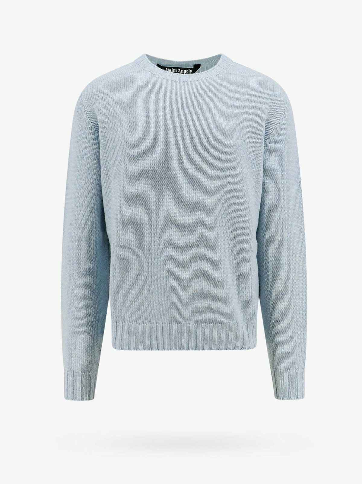 Palm Angels Sweater Blue Mens Palm Angels