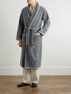Brunello Cucinelli - Cotton-Chenille Bathrobe - Gray