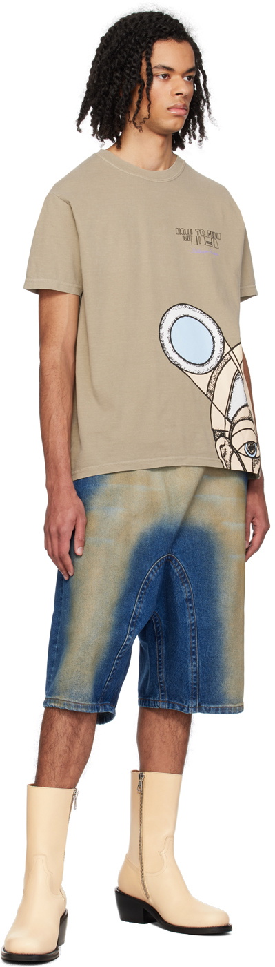 KidSuper Khaki 'How To Find An Idea' T-Shirt