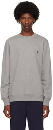PS by Paul Smith Gray Zebra Sweatshirt