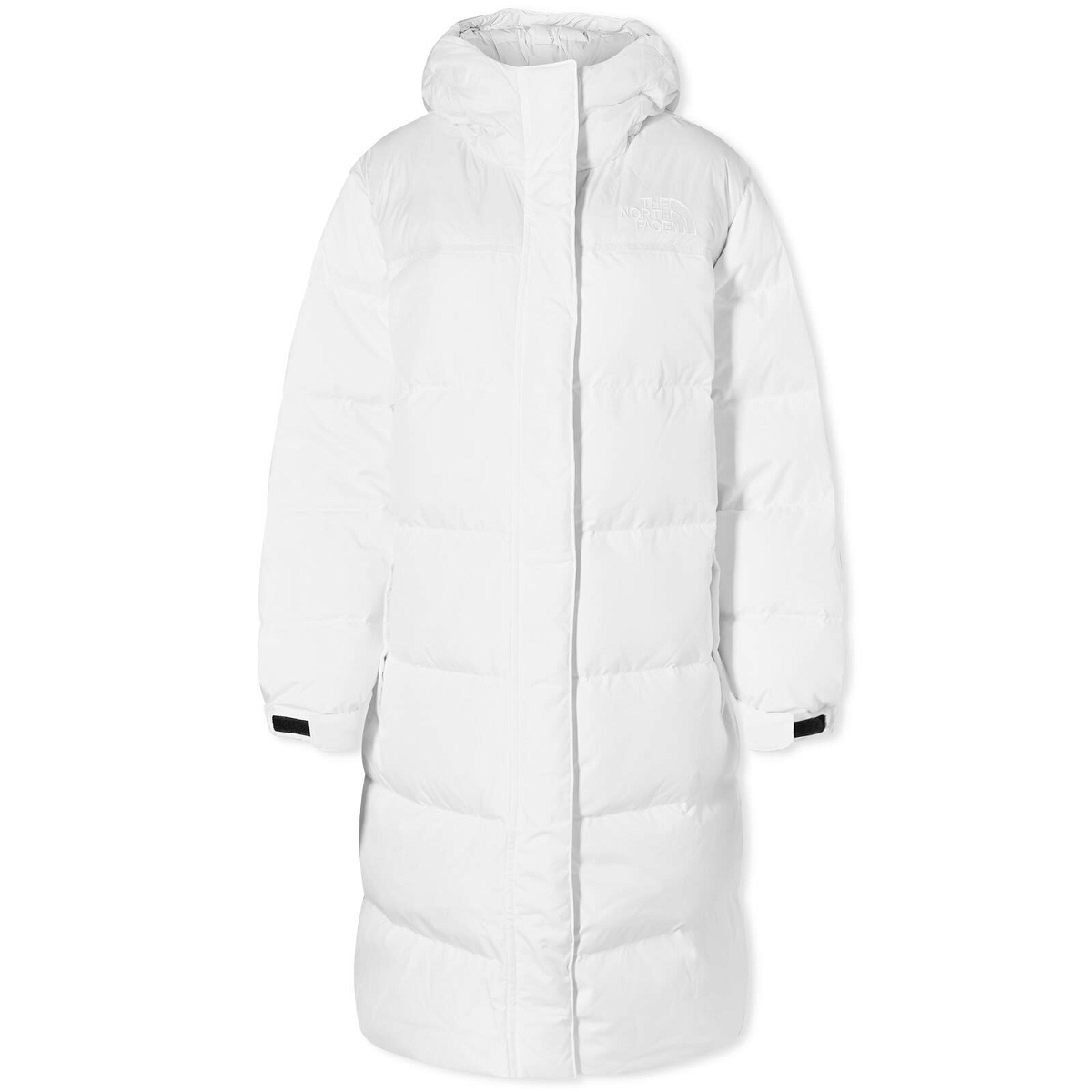 Photo: The North Face Women's Nuptse Long Puffer Parka Jacket in White