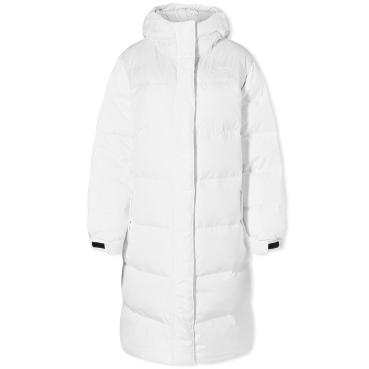 Photo: The North Face Women's Nuptse Long Puffer Parka Jacket in White