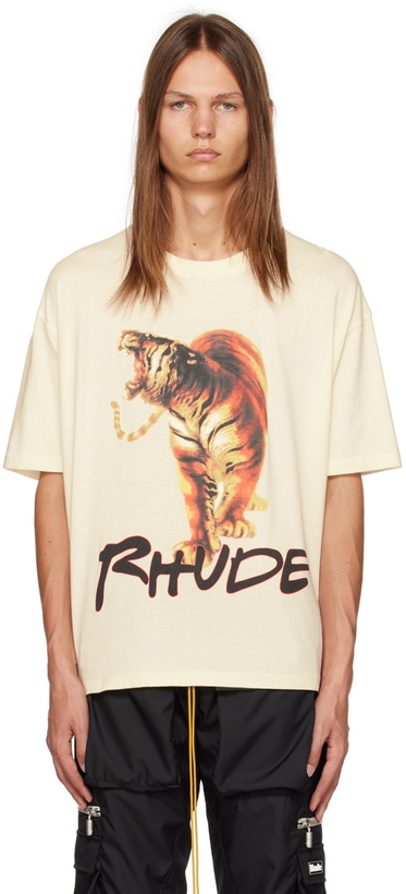 Photo: Rhude Off-White Tiger T-Shirt