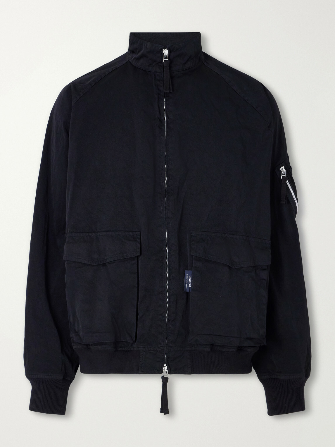 COMME DES GARÇONS HOMME - Twill Bomber Jacket - Black