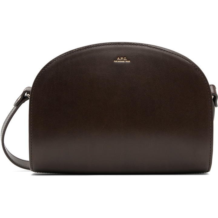 Photo: A.P.C. Brown Demi-Lune Bag