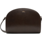 A.P.C. Brown Demi-Lune Bag