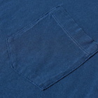 Les Tien Men's Lightweight Pocket T-Shirt in Blue