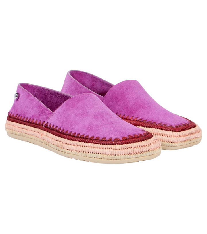 Photo: Loewe Paula's Ibiza Rio suede slip-on shoes