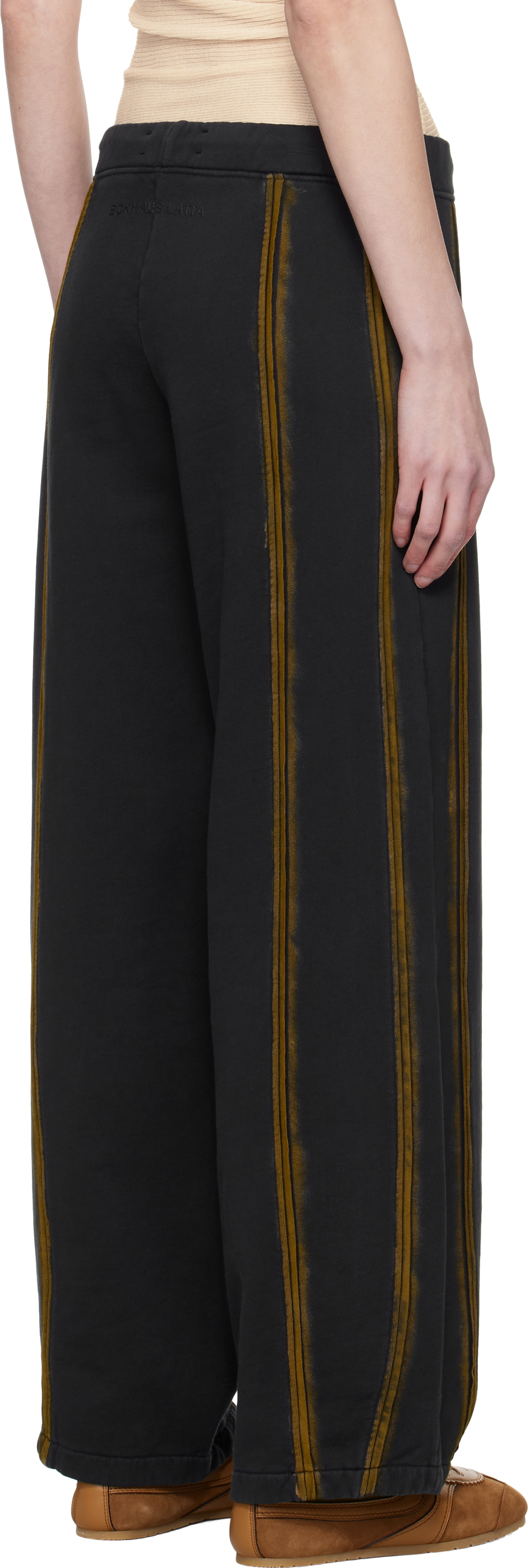 Eckhaus Latta Black 'El Sweatpant' Lounge Pants