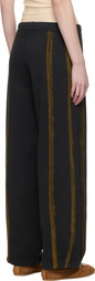 Eckhaus Latta Black 'El Sweatpant' Lounge Pants