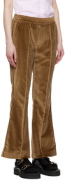 Ernest W. Baker Tan Flare Trousers