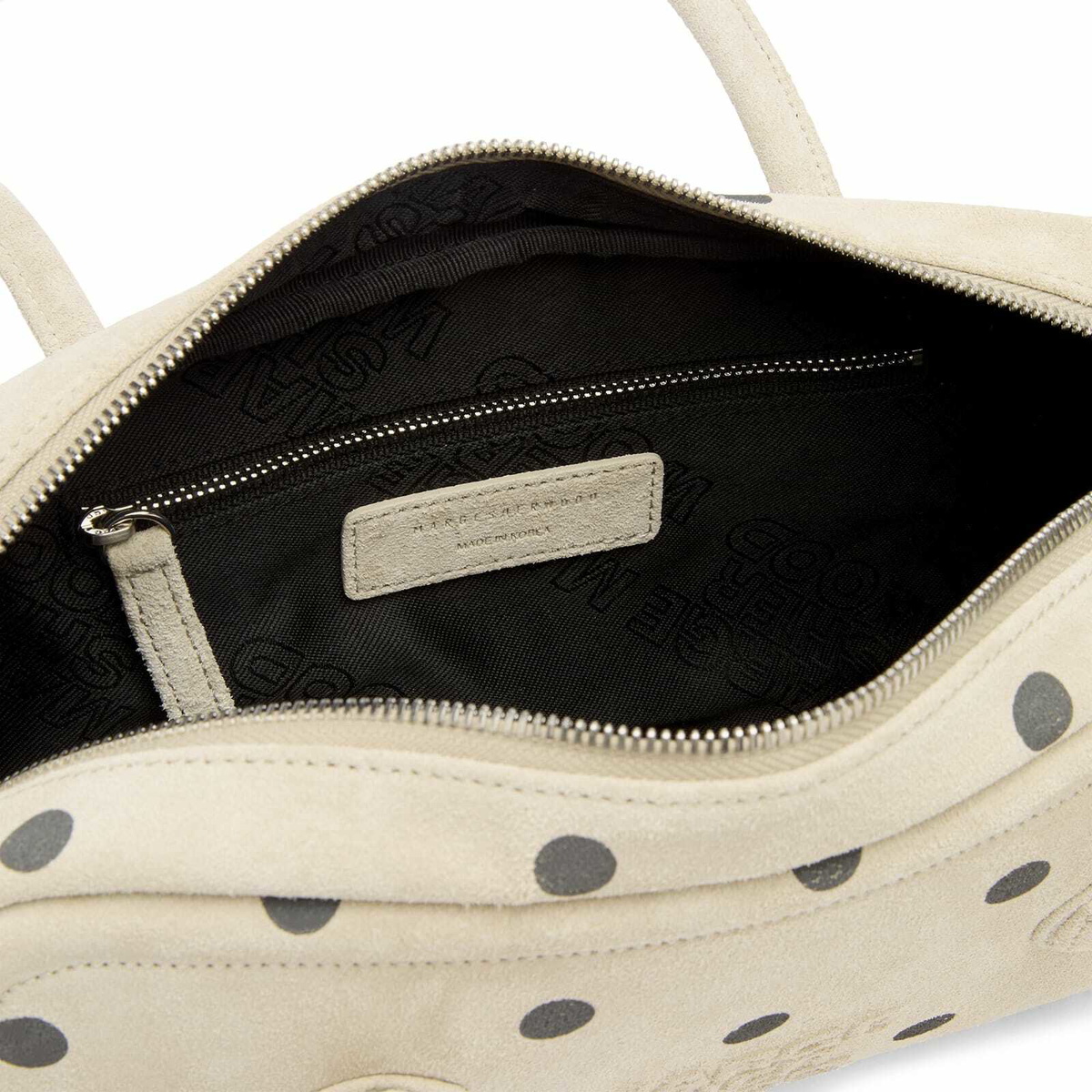 MARGESHERWOOD Women's Soft Boston EW Bag in Blond Wood/Polka Dot 