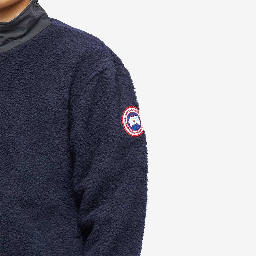 Canada Goose Men's Kelowna Fleece Jacket in Atlantic Navy Canada Goose