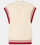 Ami Paris Ami De Cœur ribbed-knit virgin wool vest