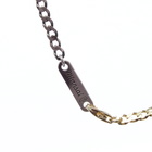 Miansai 3mm Matte Oxidised and Polished Mixed Metal Necklace